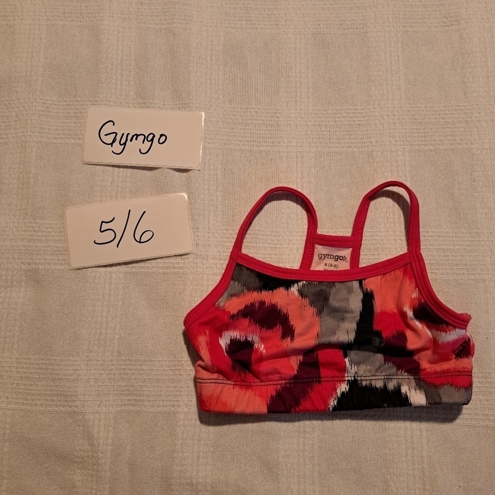 Gymboree Gymgo girls Sports bra size small or 5-6